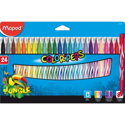 MAPED Color'Peps Jungle Colouring Markers x24