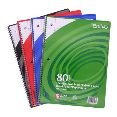 APP Coil Exercise Book, Ruled, 10.5"x8", 80pg