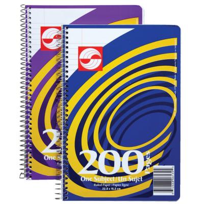 APP Coil Exercise Book, Ruled, 9"x6", 200pg