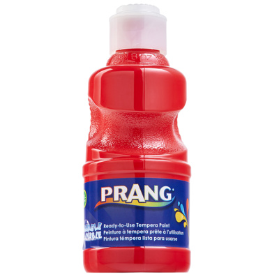 PRANG Ready-To-use Tempera Paint, Washable, 8oz, Red