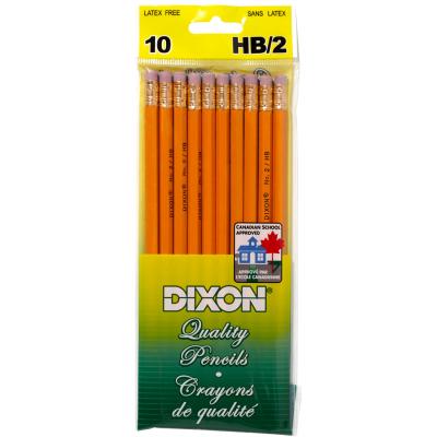 DIXON HB2 Graphite Pencils, x10