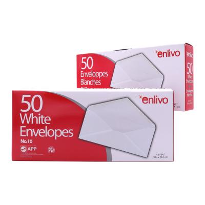 APP Enveloppes blanches, N° 10, 50/bte