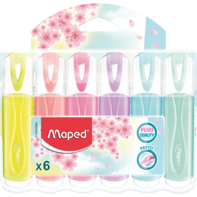 MAPED Classic Pastel Highlighter, x6 Assorted