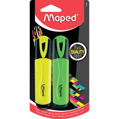 MAPED Classsic Highlighter, x2 Assorted