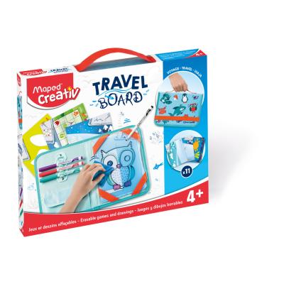 MAPED Travel Board - Erasable Games & Drawings