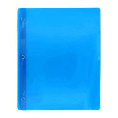 OFFISMART Transluscent 3-Prong Report Cover, Blue
