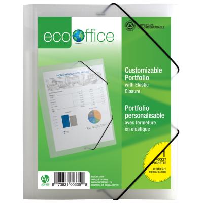 ECOOFFICE Elasticated Poly Folder with Presentation