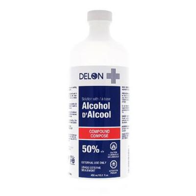 DELON Alcool éthylique 50%, 450mL