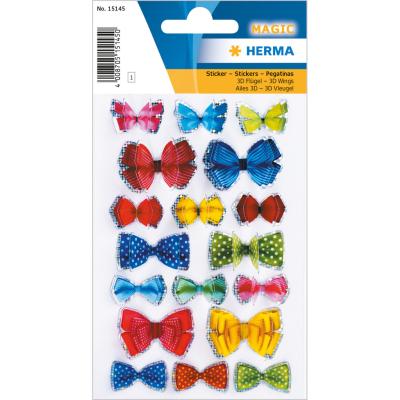 HERMA MAGIC Stickers Bows, 3D Ends