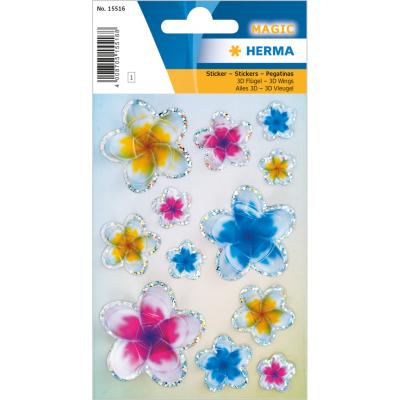 HERMA MAGIC Stickers Summer Flower With 3D Wings