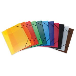 HERMA Elasticated Poly Folder A4 Translucent (42 pcs)