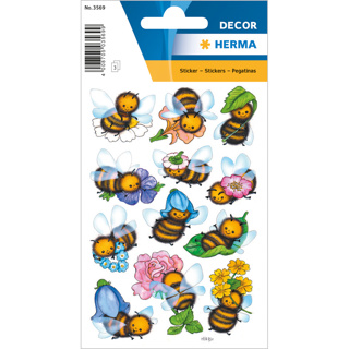 HERMA DÉCOR Stickers Funny Bees