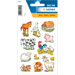 HERMA DÉCOR Stickers Farm Animals