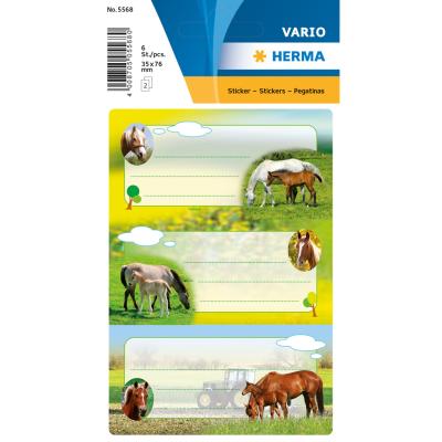 HERMA VARIO School Labels, Horses