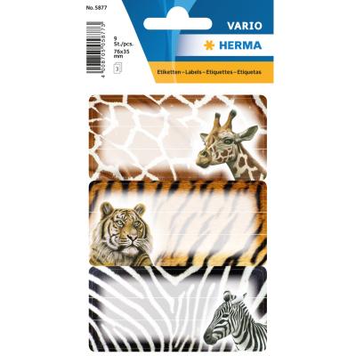 HERMA VARIO School Labels, African Animals