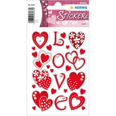 HERMA MAGIC Stickers Love, Jewel