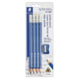 STAEDTLER My First Norica HB2 pencils x4 Blue