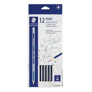 STAEDTLER crayons HB2 Rally x12, FSC 100% 