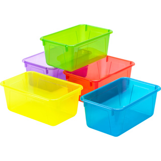 Storex Small Cubby Bin, Assorted Candy