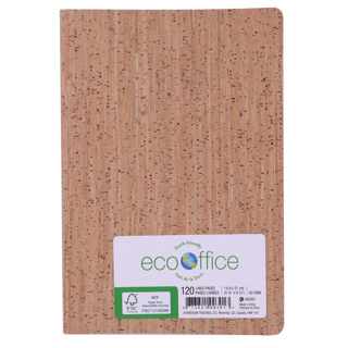 ECOOFFICE 100% Recycled Cork Cover Notebook, A5, 120pg