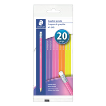 STAEDTLER Graphite HB2 Pencils x20 Neon