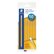 STAEDTLER Graphite HB2 Pencils x10 Yellow