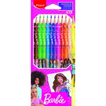 MAPED Barbie Coloured Pencils x12
