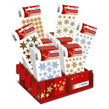 HERMA Christmas stickers, Under The stars (Display x60)