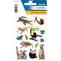HERMA Stickers DÉCOR Animaux exotiques