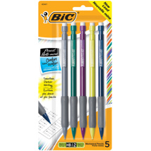 BIC Matic-Grip Mechanical Pencils, 0.7mm HB2, x5