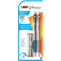BIC Velocity Mechanical Pencil, 0.7mm HB2, x2