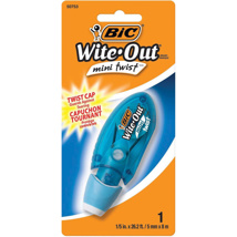 BIC Wite-Out Correction Tape, Twist Cap, 8M