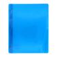 OFFISMART Couverture poly translucide 3 tiges, bleu
