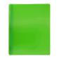 OFFISMART Couverture poly translucide 3 tiges, vert