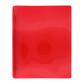 OFFISMART Transluscent 3-Prong Report Cover, Red