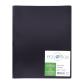 ECOOFFICE Poly 3-Prong Report Cover, Black