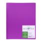 ECOOFFICE Poly 3-Prong Report Cover, Purple