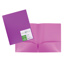 ECOOFFICE 2-Pocket Portfolio, Purple
