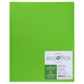 ECOOFFICE Poly 3-Prong Report Cover, 2 Pockets, Green
