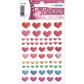 HERMA MAGIC Stickers Happy Colourful Hearts, Puffy